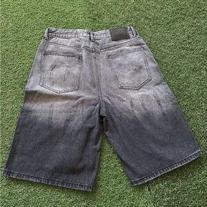 Acne studios  Black Denim Shorts